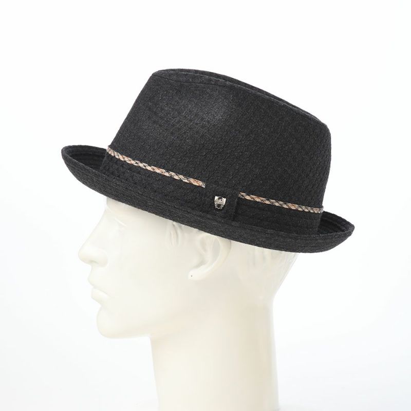ダックスのソフトハット New Lescaut Houndstooth Jacquard（ニューレスコー ハウンドトゥース ジャガード） D2038 チャコール
