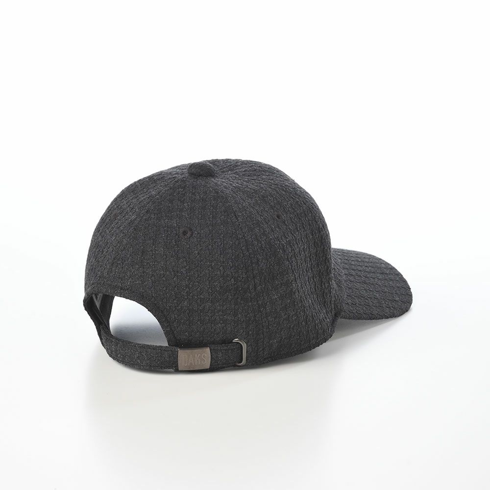 ダックスのキャップ Cap Houndstooth Jacquard（キャップ ハウンドトゥース ジャガード） D2039 チャコール