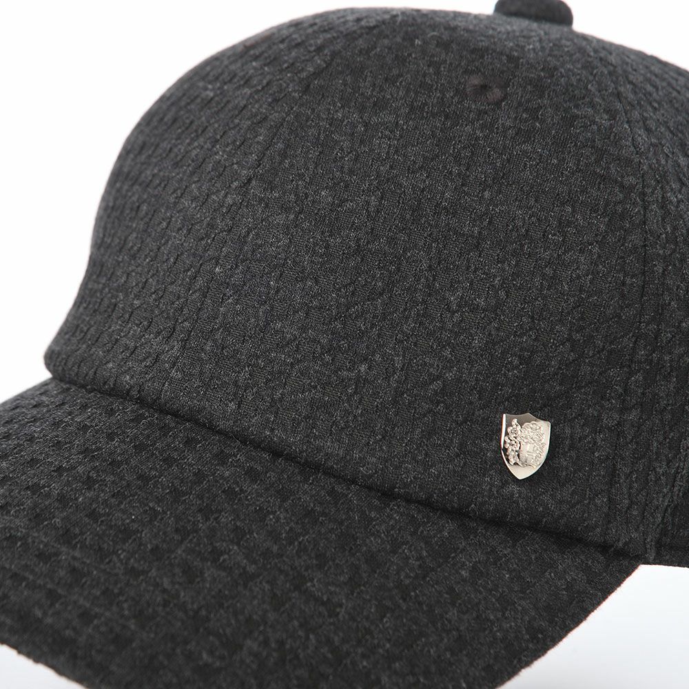 ダックスのキャップ Cap Houndstooth Jacquard（キャップ ハウンドトゥース ジャガード） D2039 チャコール