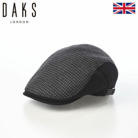 ダックスのハンチング Hunting Houndstooth Flano（ハンチング ハンチングトゥース フラノ） D2040 ブラック