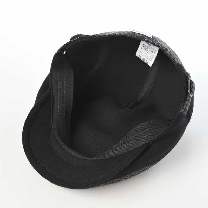 ダックスのハンチング Hunting Houndstooth Flano（ハンチング ハンチングトゥース フラノ） D2040 ブラック