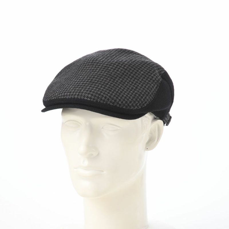 ダックスのハンチング Hunting Houndstooth Flano（ハンチング ハンチングトゥース フラノ） D2040 ブラック