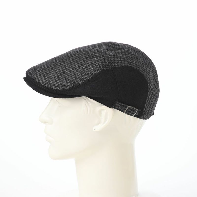 ダックスのハンチング Hunting Houndstooth Flano（ハンチング ハンチングトゥース フラノ） D2040 ブラック