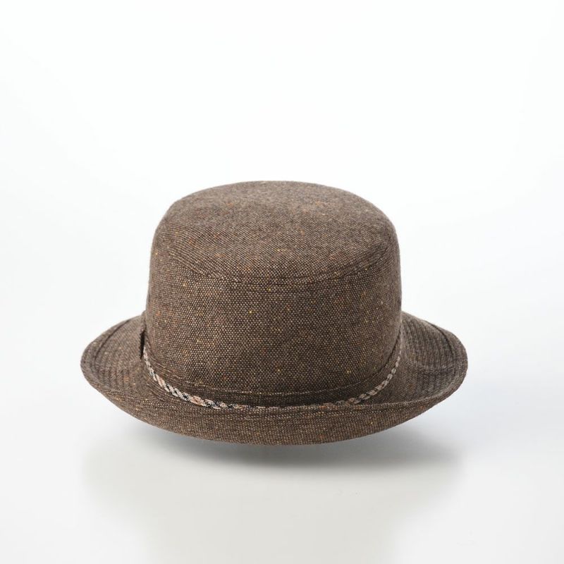 ダックスのソフトハット Alpen Knep Tweed（アルペン ネップツイード） D2042 ブラウン