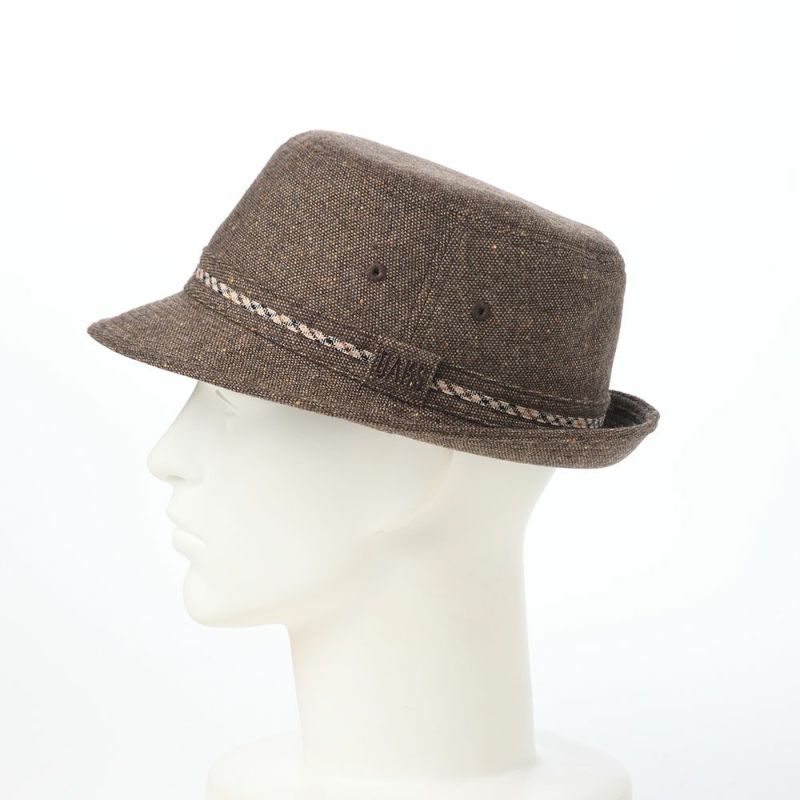 ダックスのソフトハット Alpen Knep Tweed（アルペン ネップツイード） D2042 ブラウン