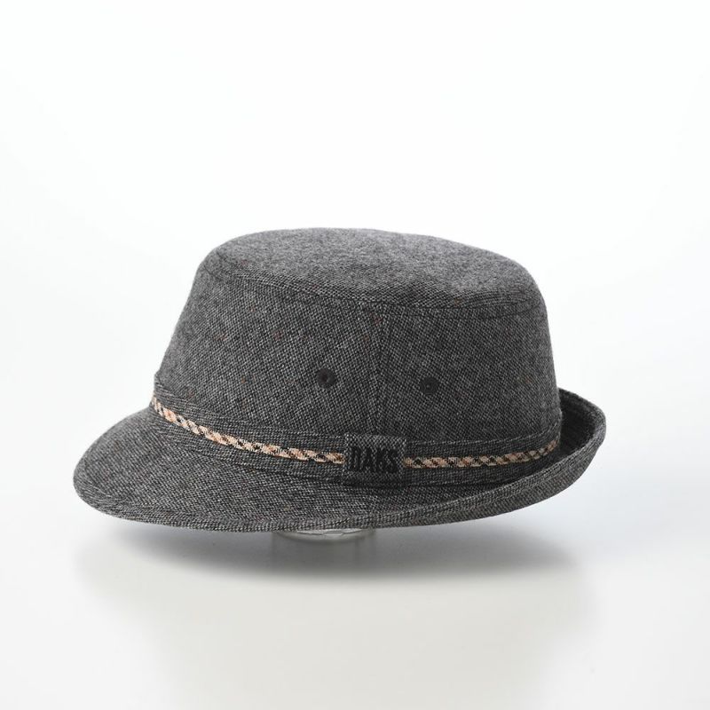 ダックスのソフトハット Alpen Knep Tweed（アルペン ネップツイード） D2042 チャコール