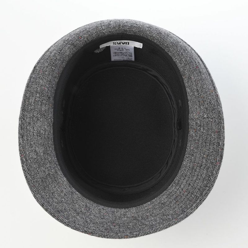 ダックスのソフトハット Alpen Knep Tweed（アルペン ネップツイード） D2042 チャコール