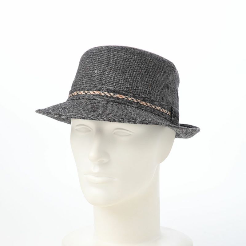 ダックスのソフトハット Alpen Knep Tweed（アルペン ネップツイード） D2042 チャコール