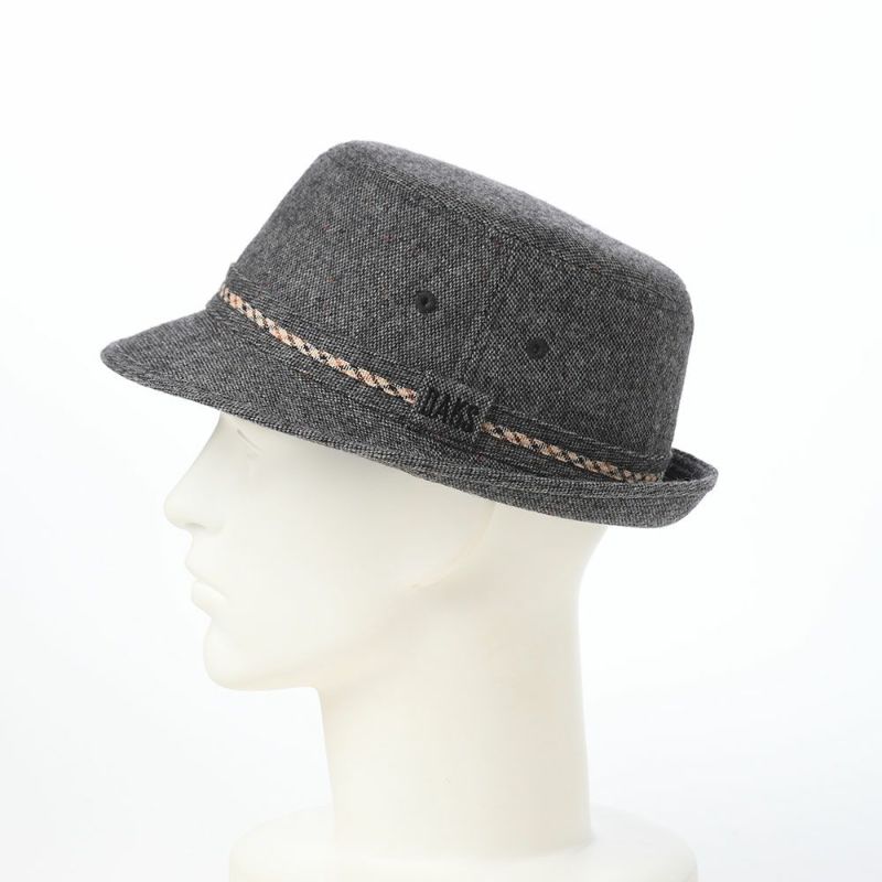 ダックスのソフトハット Alpen Knep Tweed（アルペン ネップツイード） D2042 チャコール