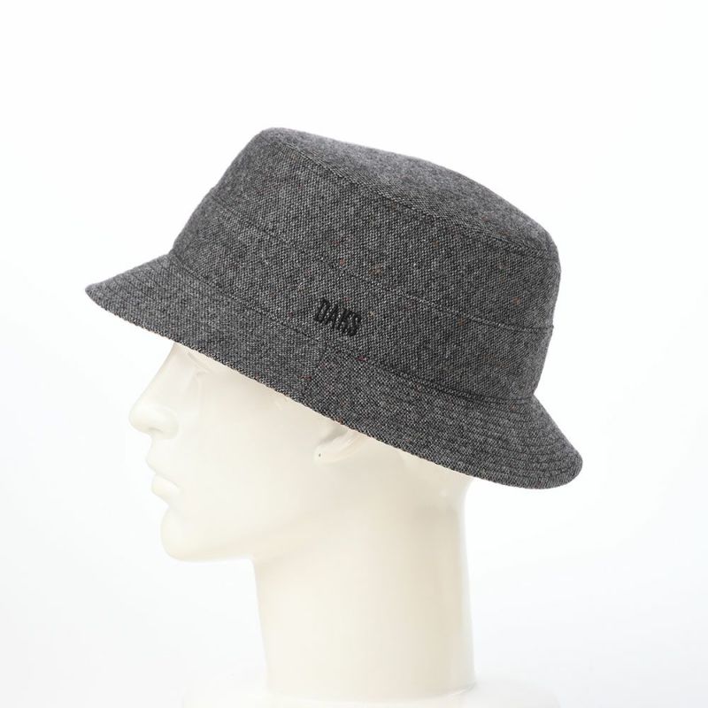 ダックスのソフトハット Safari Knep Tweed（サファリ ネップツイード） D2044 チャコール