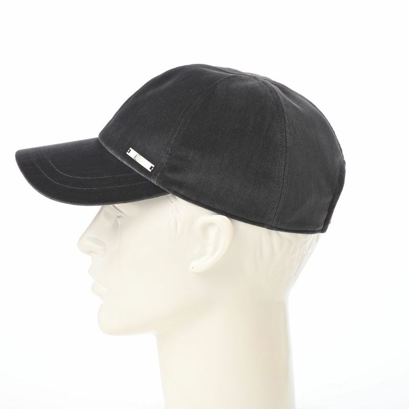 ダックスのキャップ Cap Cotton Velvet（キャップ コットンベルベット） D2046 チャコール