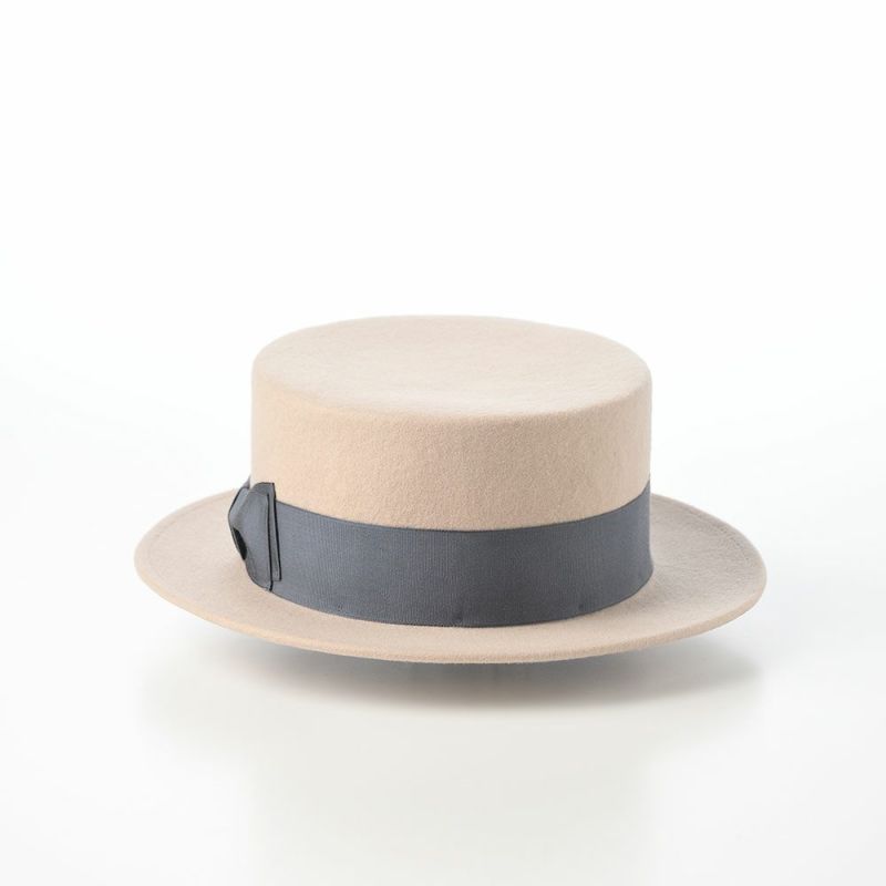 レッターのフェルトハット Felt KANKAN（フェルトカンカン） クリーム