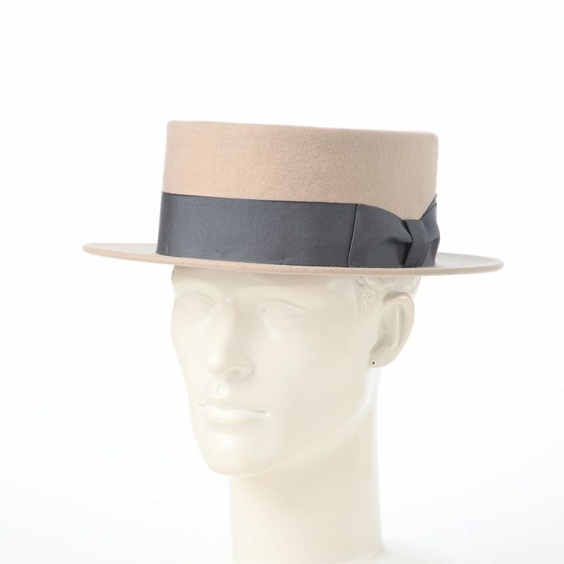 レッターのフェルトハット Felt KANKAN（フェルトカンカン） クリーム
