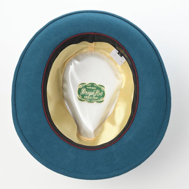 レッターのフェルトハット Wool Tumami（ウール ツマミ） ブルー