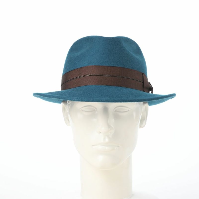 レッターのフェルトハット Wool Tumami（ウール ツマミ） ブルー