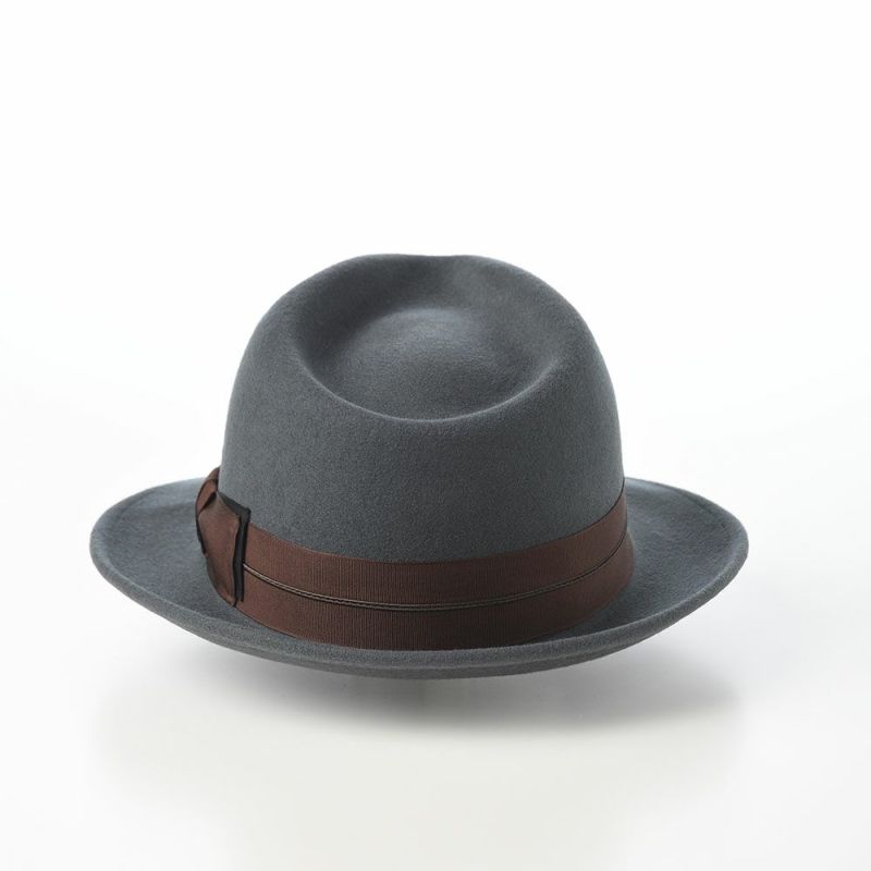 レッターのフェルトハット Wool Tumami（ウール ツマミ） チャコール