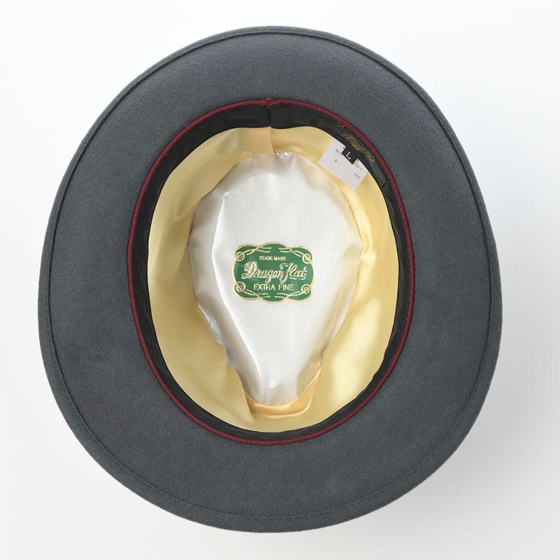 レッターのフェルトハット Wool Tumami（ウール ツマミ） チャコール