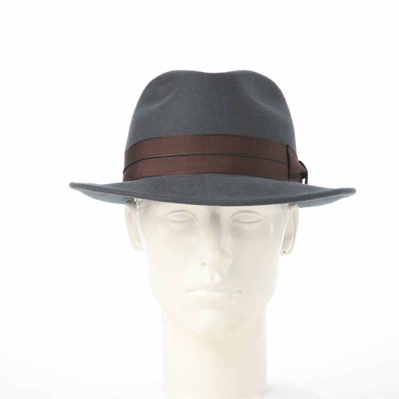 レッターのフェルトハット Wool Tumami（ウール ツマミ） チャコール