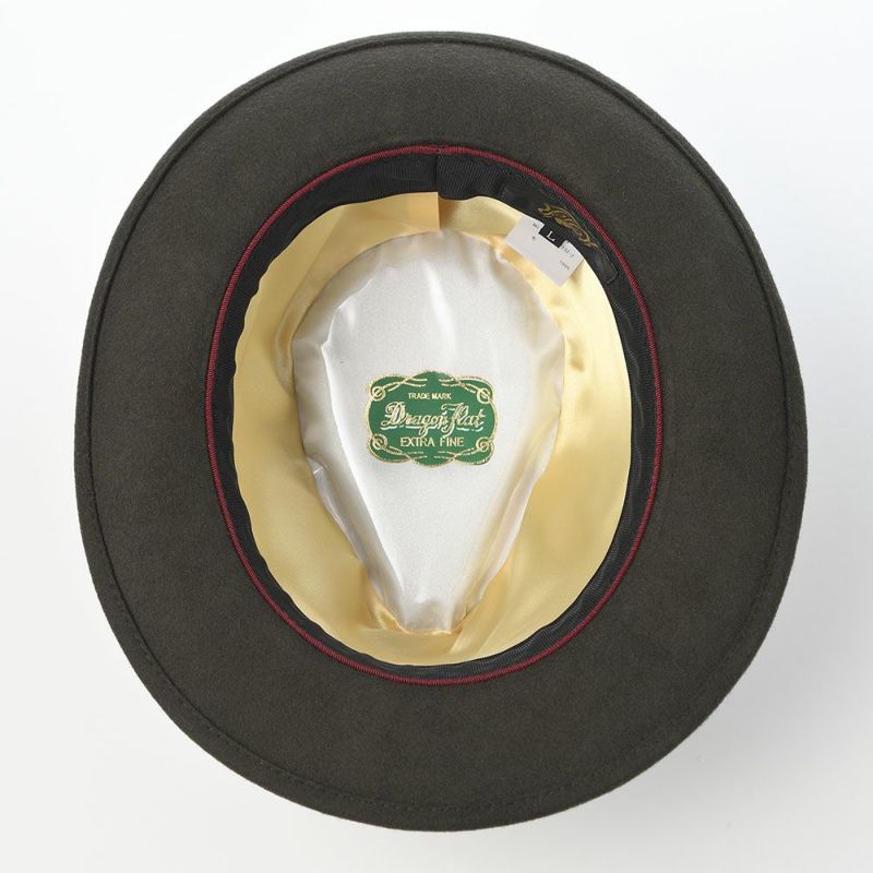 レッターのフェルトハット Wool Tumami（ウール ツマミ） グリーン