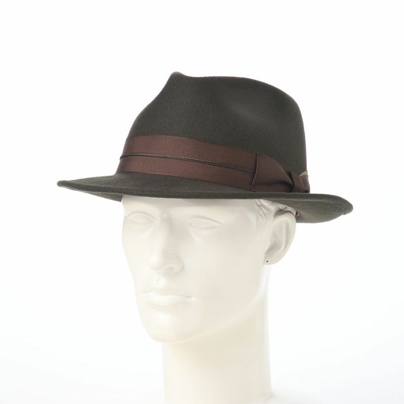 レッターのフェルトハット Wool Tumami（ウール ツマミ） グリーン