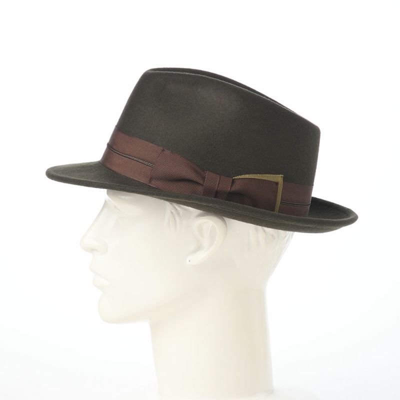 レッターのフェルトハット Wool Tumami（ウール ツマミ） グリーン