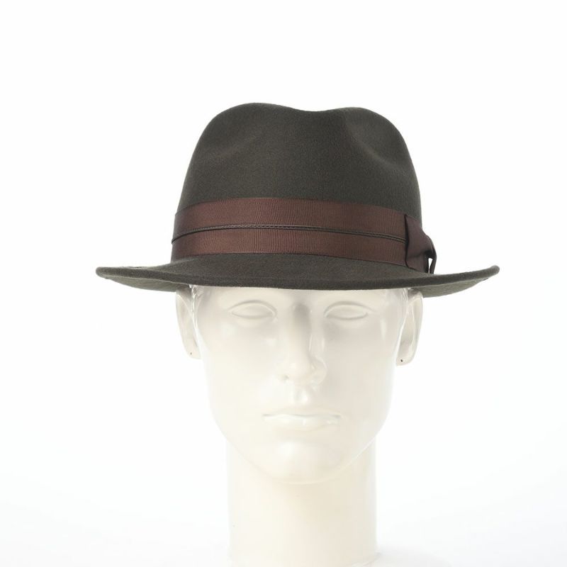 レッターのフェルトハット Wool Tumami（ウール ツマミ） グリーン