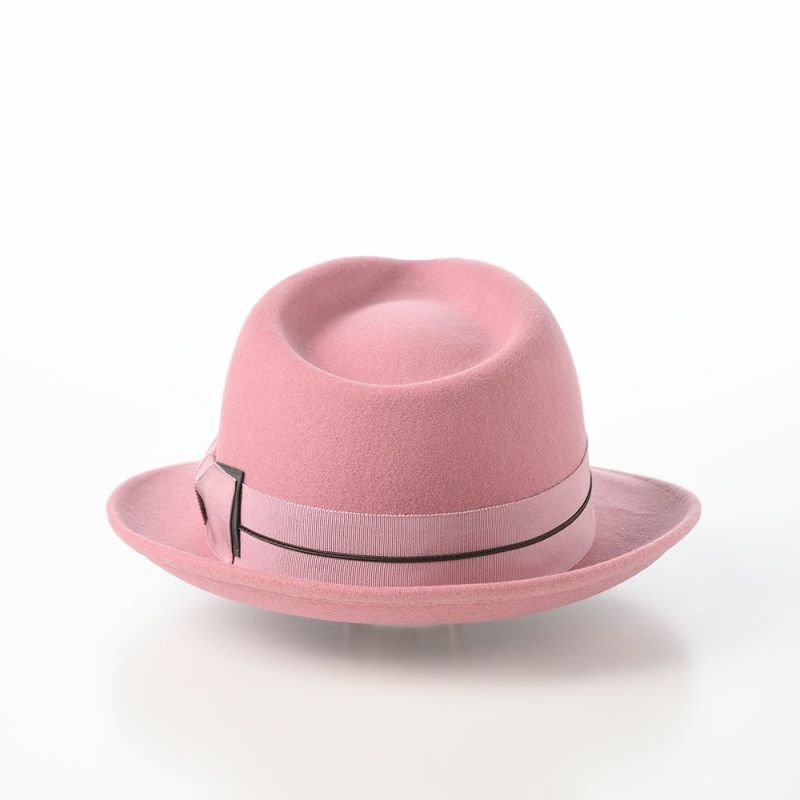 レッターのフェルトハット Wool Tumami（ウール ツマミ） ピンク