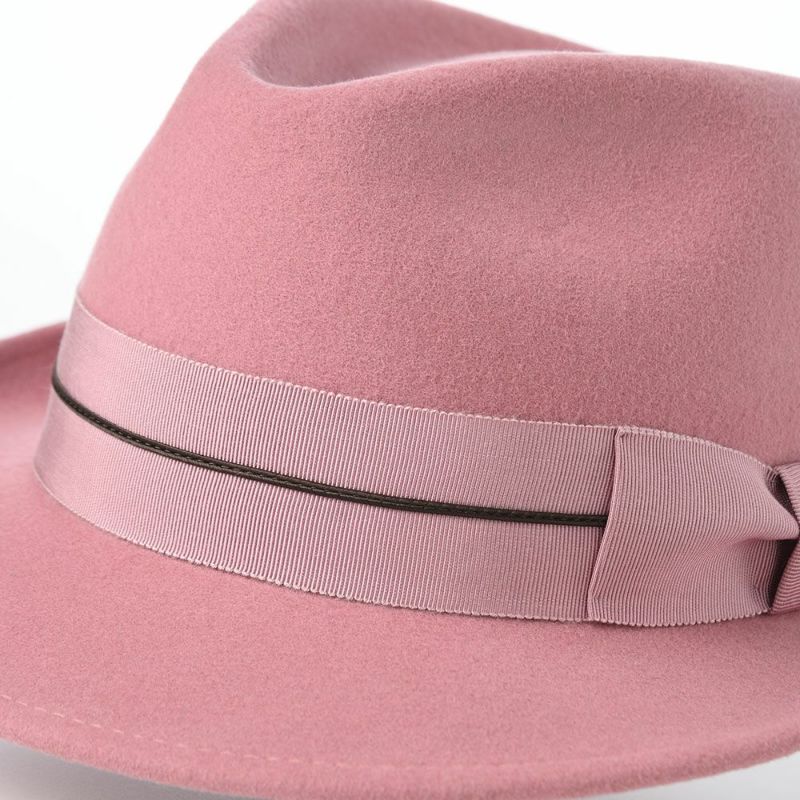 レッターのフェルトハット Wool Tumami（ウール ツマミ） ピンク
