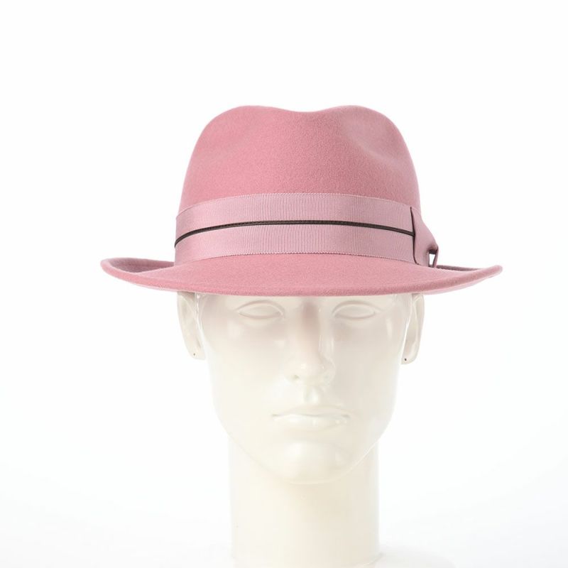 レッターのフェルトハット Wool Tumami（ウール ツマミ） ピンク