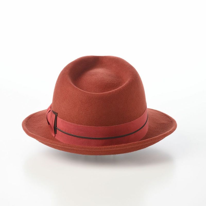 レッターのフェルトハット Wool Tumami（ウール ツマミ） レンガ