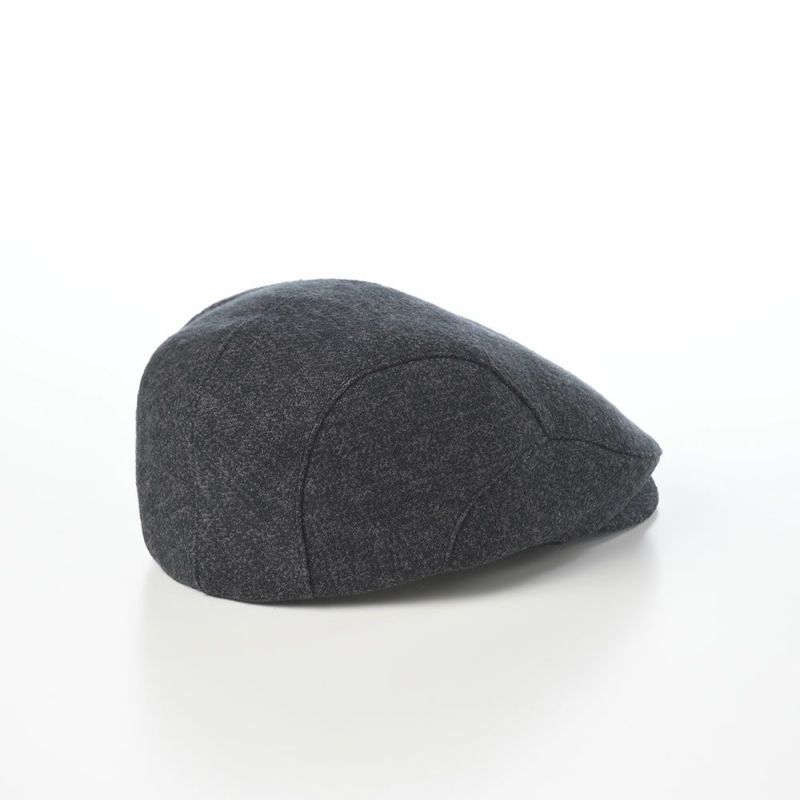 レッターのハンチング 三つ杢ハンチング ブラック