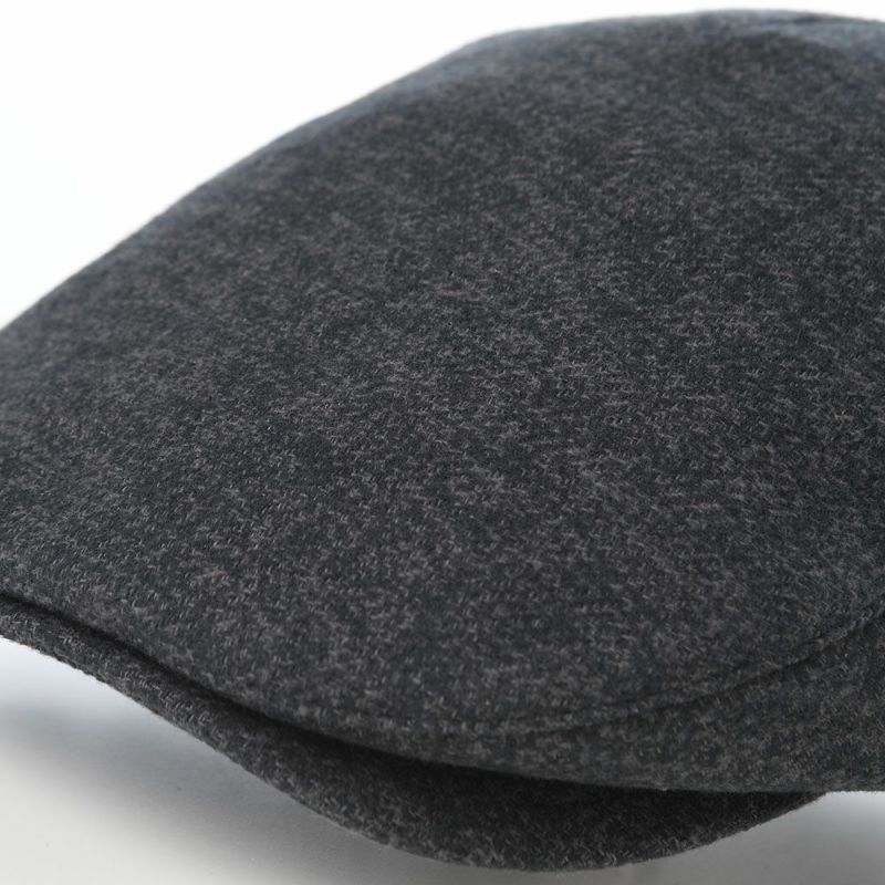 レッターのハンチング 三つ杢ハンチング ブラック