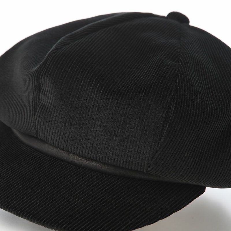 レッターのキャスケット Brisbane Cas（ブリスベン キャス） ブラック