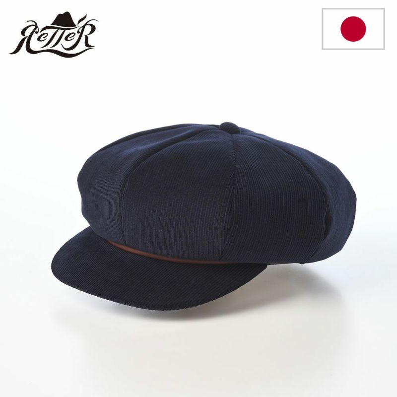 レッターのキャスケット Brisbane Cas（ブリスベン キャス） ネイビー