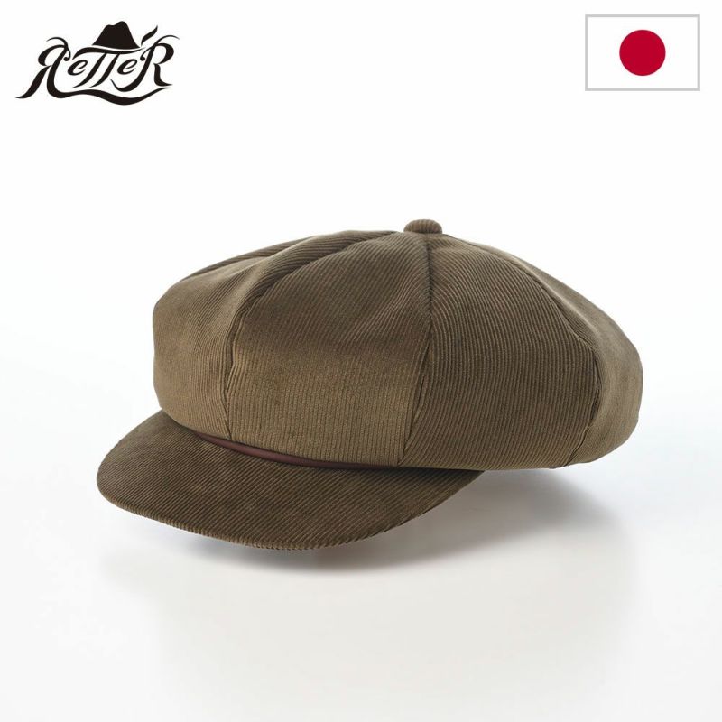 レッターのキャスケット Brisbane Cas（ブリスベン キャス） オリーブ