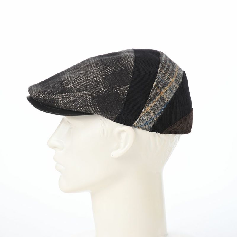 レッターのハンチング Tweed Mix Hunting（ツイードミックス ハンチング） ブラック