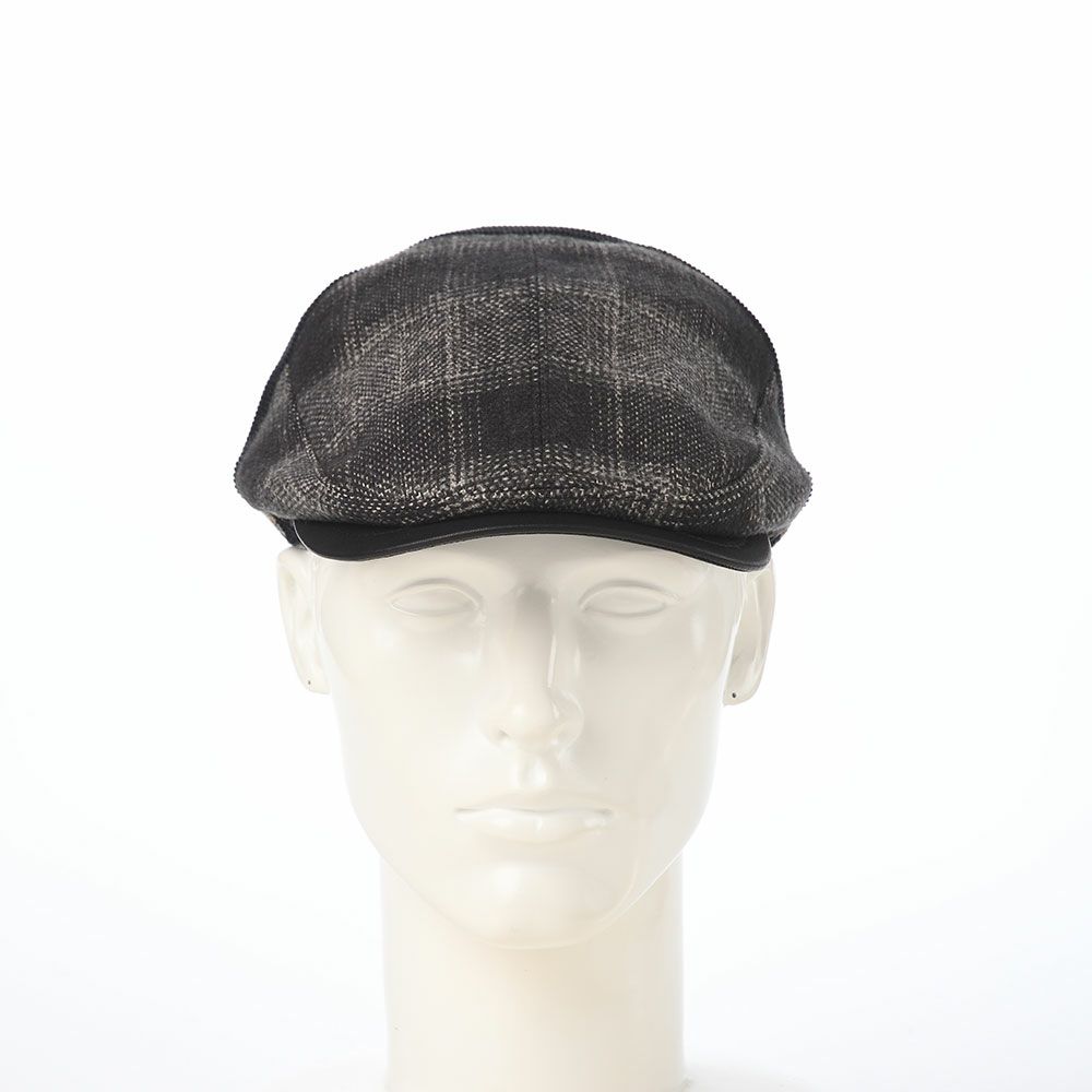 レッターのハンチング Tweed Mix Hunting（ツイードミックス ハンチング） ブラック
