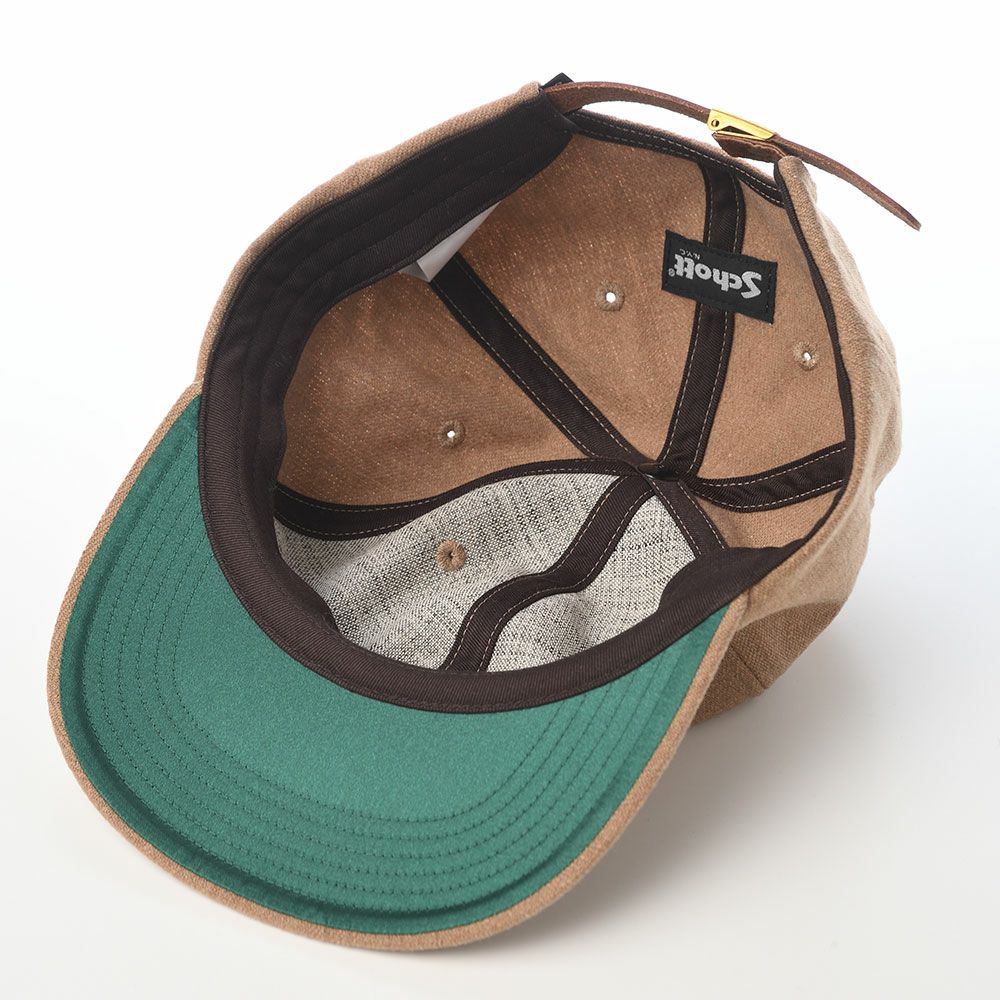 ショットのキャップ WOOL WAPPEN 6P CAP（ウールワッペン 6P キャップ） SC138 ベージュ