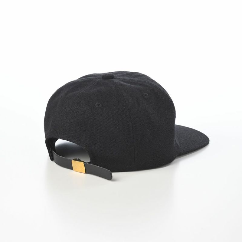 ショットのキャップ WOOL WAPPEN 6P CAP（ウールワッペン 6P キャップ） SC138 ブラック