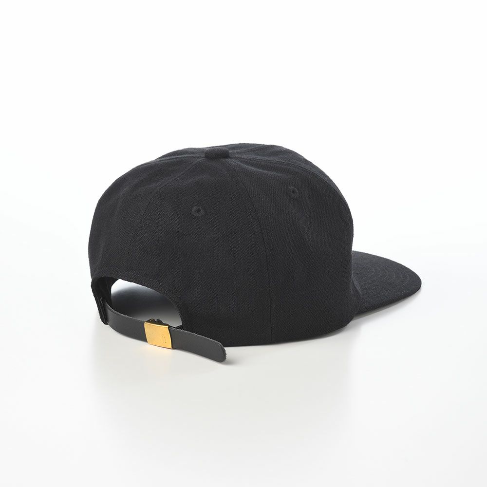 ショットのキャップ WOOL WAPPEN 6P CAP（ウールワッペン 6P キャップ） SC138 ブラック