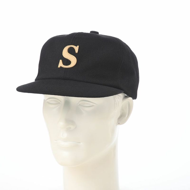ショットのキャップ WOOL WAPPEN 6P CAP（ウールワッペン 6P キャップ） SC138 ブラック