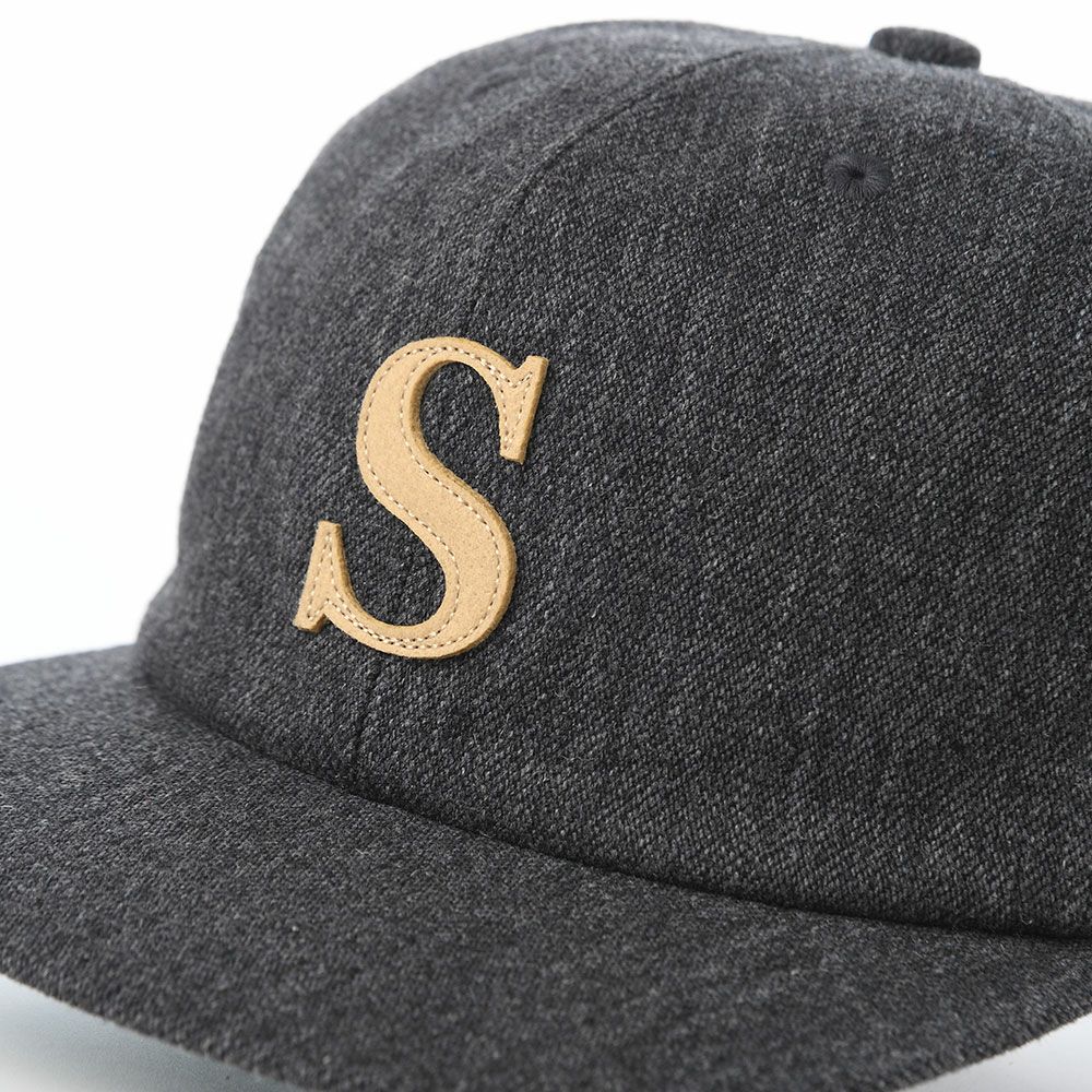 ショットのキャップ WOOL WAPPEN 6P CAP（ウールワッペン 6P キャップ） SC138 グレー