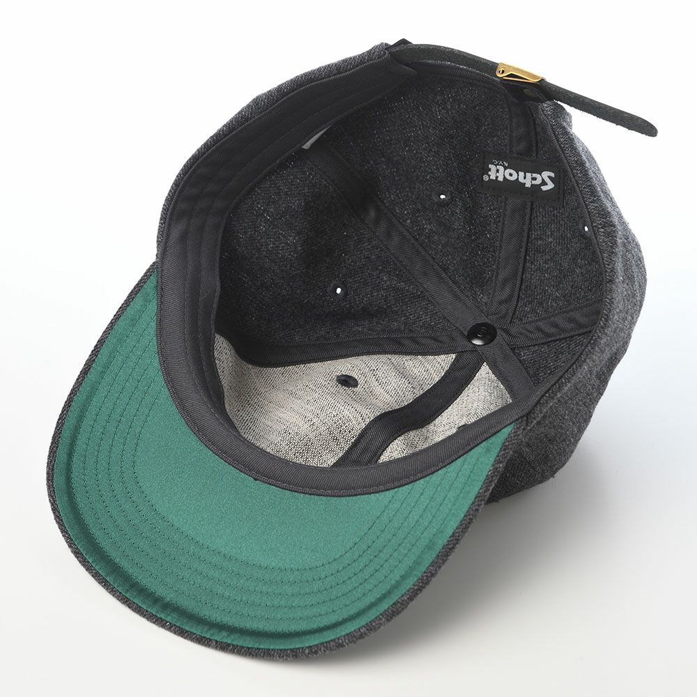 ショットのキャップ WOOL WAPPEN 6P CAP（ウールワッペン 6P キャップ） SC138 グレー