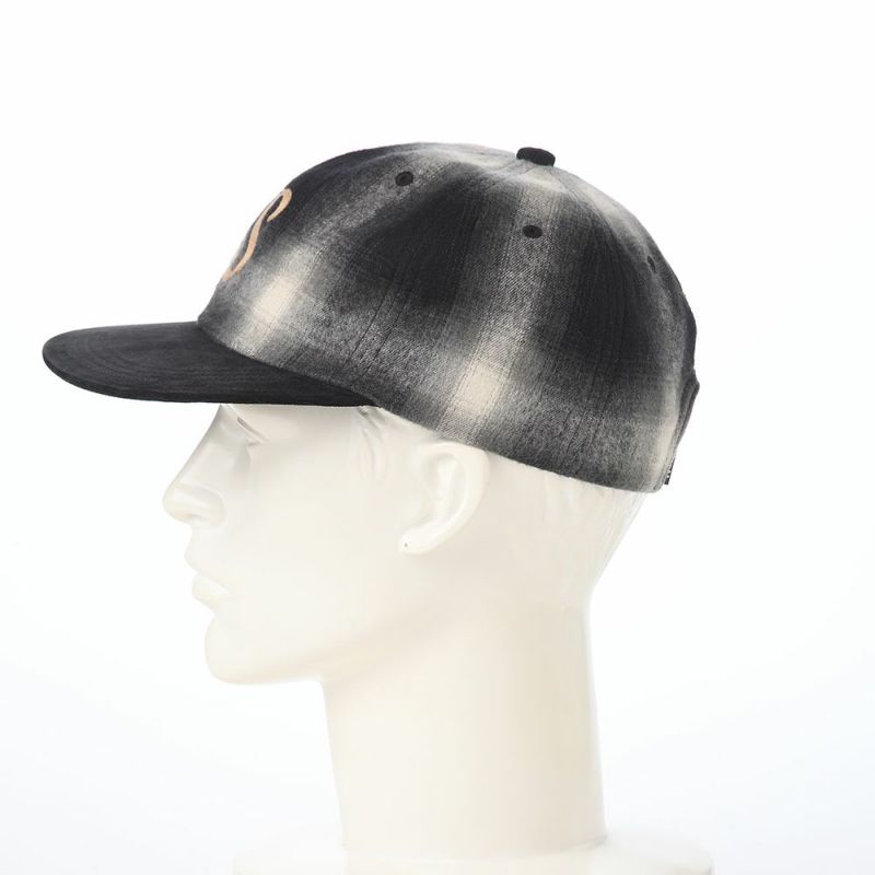 ショットのキャップ CHECK×NUBUCK 6P CAP（チェック×ヌバック 6P キャップ） SC139 ブラック