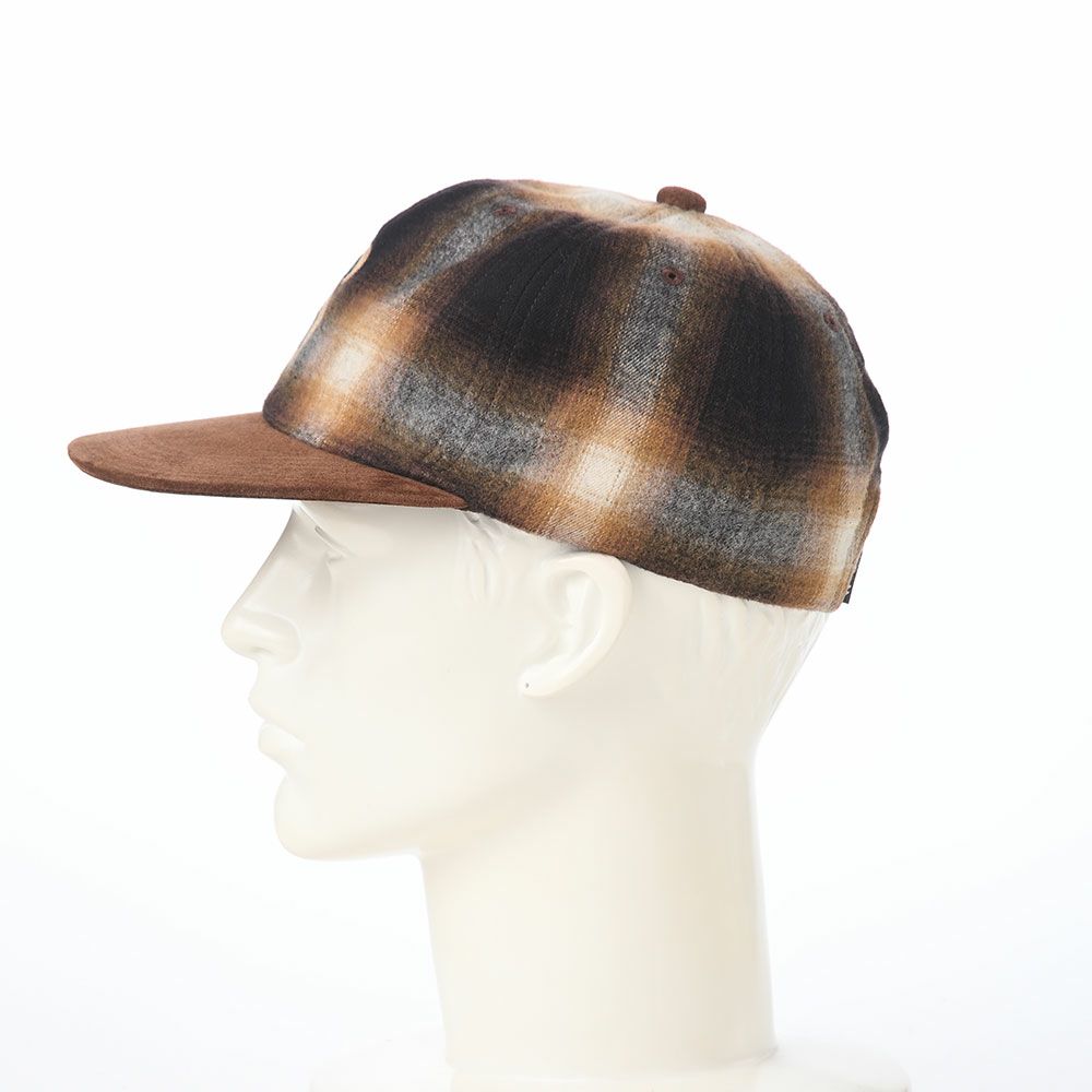 ショットのキャップ CHECK×NUBUCK 6P CAP（チェック×ヌバック 6P キャップ） SC139 ブラウン