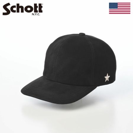 ショットのキャップ NUBUCK 6P CAP（ヌバック 6P キャップ） SC142 ブラック