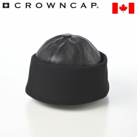 クラウンキャップのロールキャップ Shearling Beanie（シアリング ビーニー） ブラック