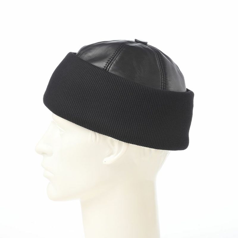 クラウンキャップのロールキャップ Shearling Beanie（シアリング ビーニー） ブラック