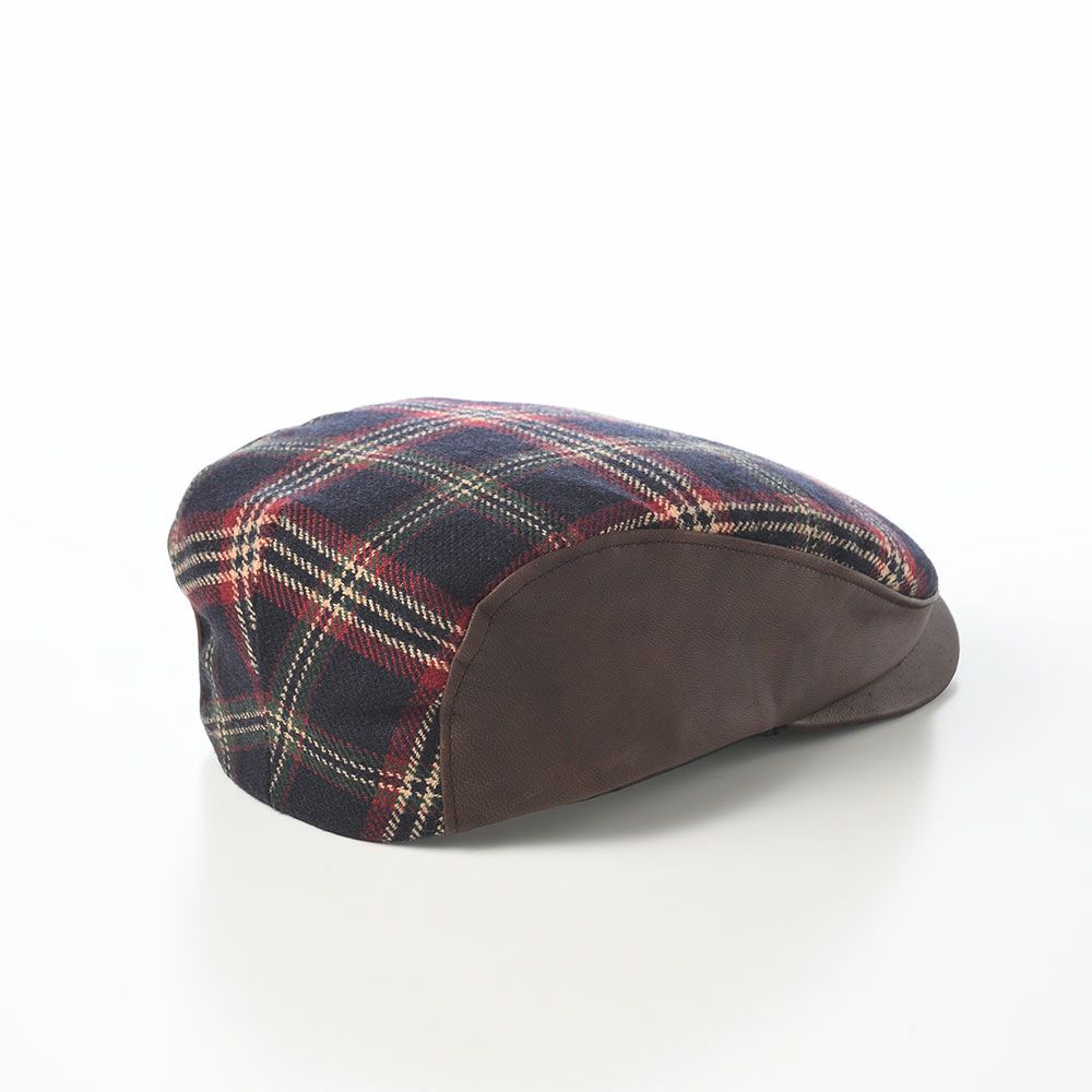 クラウンキャップのレイルロードキャップ Check Ivy Cap（チェック アイビーキャップ） ブラウン