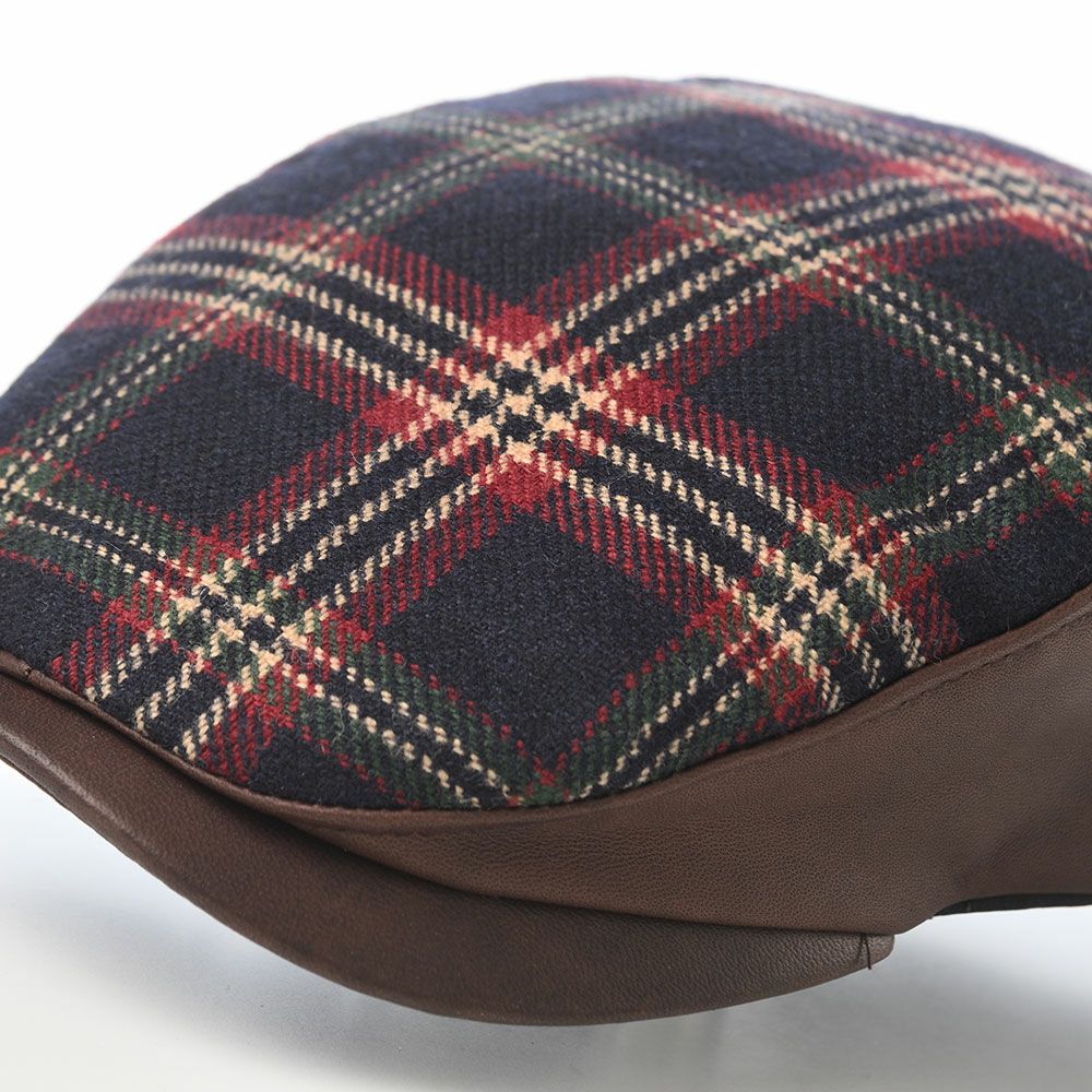 クラウンキャップのレイルロードキャップ Check Ivy Cap（チェック アイビーキャップ） ブラウン